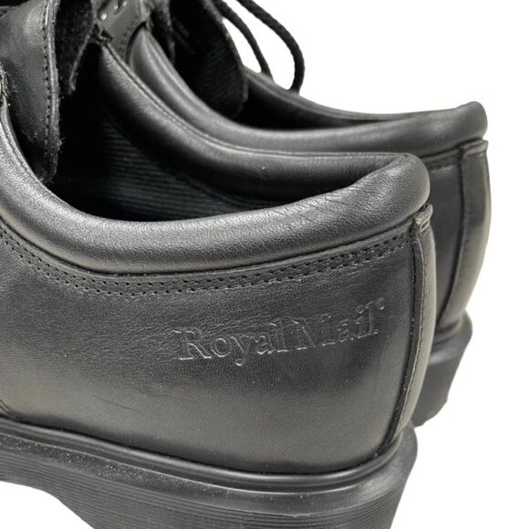 Dr Martens Royal Mail Black Leather Oxfords Size 10.5 UK 11.5 US
